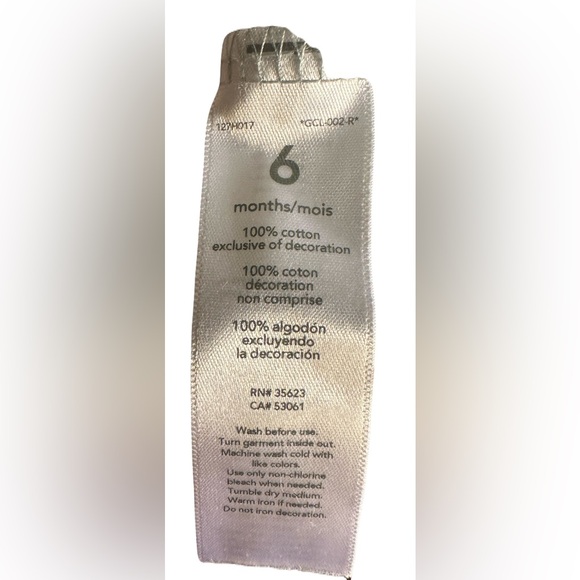 (3️⃣) Carter's Collard Onesies w ⚓️ on Pocket, 6M - Picture 14 of 14